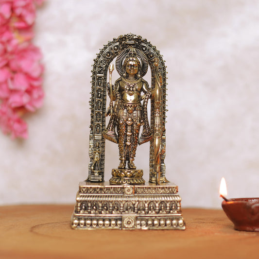 Intricately Crafted Brass Ram Lalla Murti | 6 Inches