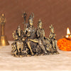 Intricately Designed Brass Shiv Parivar Murti | 3.5 Inch