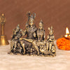 Intricately Designed Brass Shiv Parivar Murti | 3.5 Inch