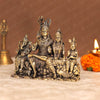 Intricately Designed Brass Shiv Parivar Murti | 3.5 Inch