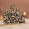 Intricately Designed Brass Shiv Parivar Murti | 3.5 Inch